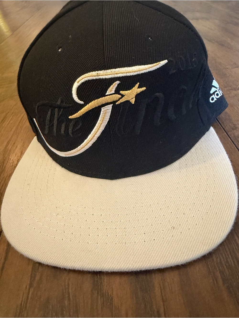 New Era NBA Hardwood Classics 9FIFTY Black Gold Blue Snapback Hat Cap